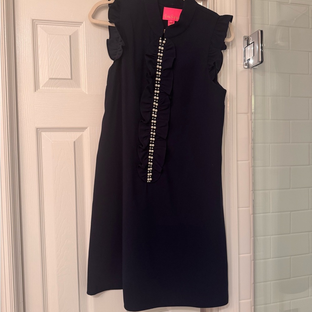 Lilly Pulitzer *NAVY* Ruffle Mini Dress